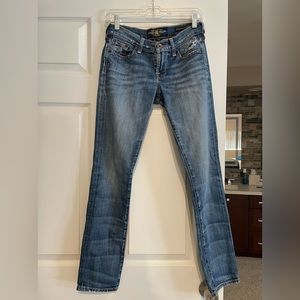 Lucky brand Sweet and Straight jeans. Size 0.